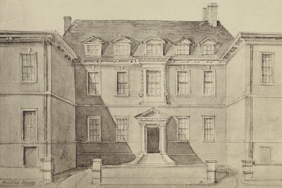Casa di Sir John Houblon da Thomas Colman (after) Dibdin
