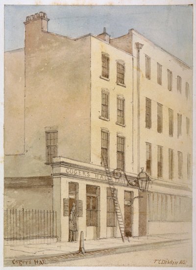 Bride Lane, City of London da Thomas Colman Dibdin