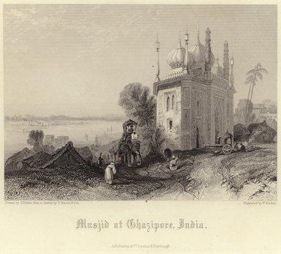 Moschea a Ghazipore da Thomas Colman Dibdin