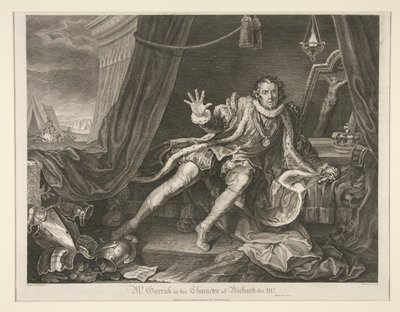 Mr. Garrick nel ruolo di Riccardo III da Thomas Cook