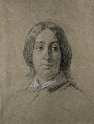 Ritratto di George Sand da Thomas Couture