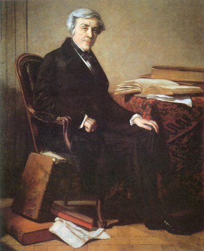 Ritratto di Jules Michelet (1798-1874) da Thomas Couture