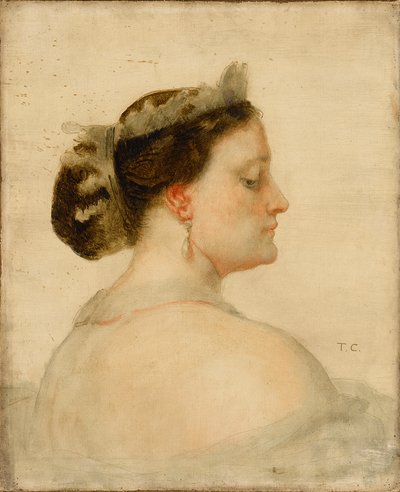 Ritratto di Mathilde Bonaparte 1820-1904, Principessa francese da Thomas Couture
