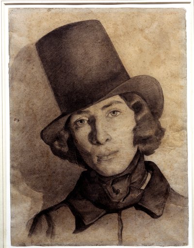 Ritratto di Maurice Sand, figlio di George Sand, a 21 anni da Thomas Couture