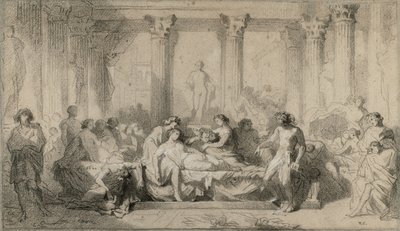 Studio per "La decadenza dei romani da Thomas Couture