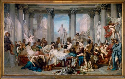 I Romani della Decadenza da Thomas Couture