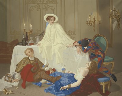 La cena dopo il ballo in maschera da Thomas Couture
