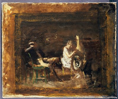 Studio per Corteggiamento da Thomas Cowperthwait Eakins