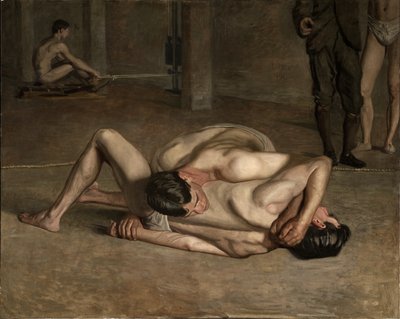 Lottatori da Thomas Cowperthwait Eakins