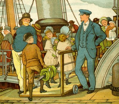 Attraversare il canale e imbarcarsi sul traghetto da Thomas Crane