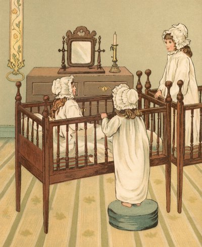 Vita domestica: Bambini nella nursery da Thomas Crane