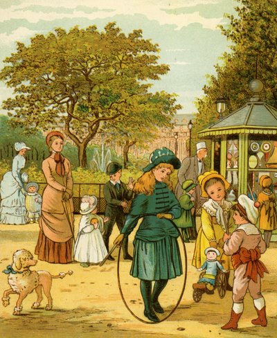 Parco a Parigi alla fine del XIX secolo da Thomas Crane