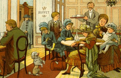 Vacanze vittoriane - rinfreschi al buffet da Thomas Crane