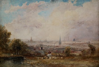 Vista Distante di Birmingham da Thomas Creswick