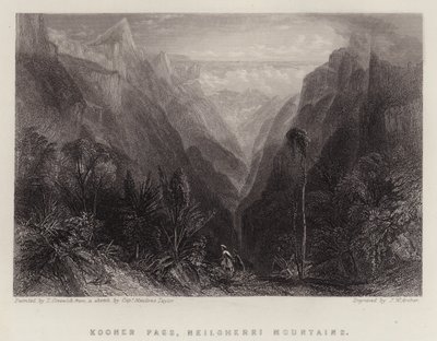Passo di Kooner, Monti Neilgherri da Thomas Creswick