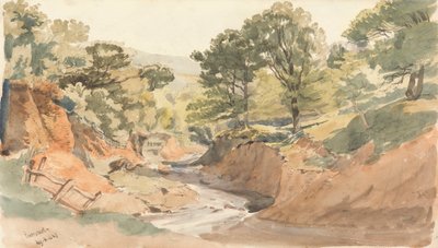 Vista del paesaggio a Powerscourt da Thomas Creswick