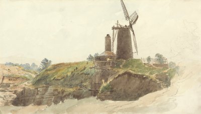 Paesaggio con Mulino a Vento da Thomas Creswick