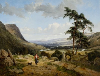 La valle di Llangollen, Galles del Nord da Thomas Creswick