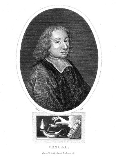 Blaise Pascal, filosofo, matematico, fisico e teologo francese del XVII secolo da Thomas Dale