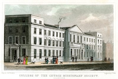 College della Church Missionary Society, Islington, Londra, 1827 da Thomas Dale