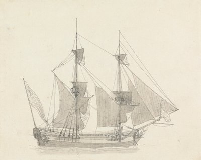 Un due alberi in vela da Thomas Daniell