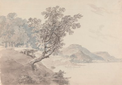 Akbarpur Gaut, vicino a Rhotas, India da Thomas Daniell