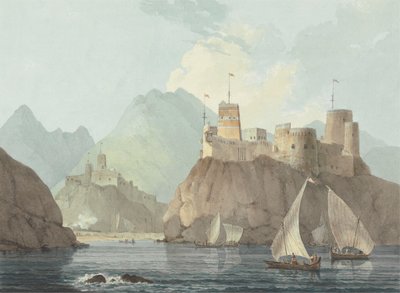 Vista Est dei Forti Jellali e Merani, Muskat da Thomas Daniell