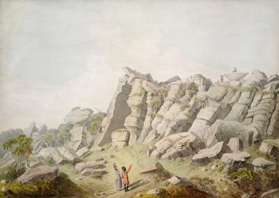 Figure a Brimham Crags da Thomas Daniell
