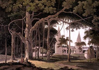 Templi indù ad Agouree, sul fiume Soane, Bahar, da 