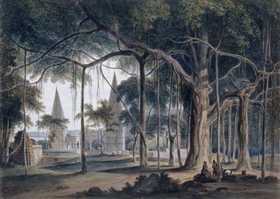 Templi indù ad Agori, Uttar Pradesh da Thomas Daniell