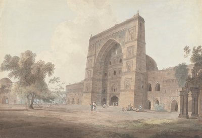 Ingresso Principale della Moschea Jami, Jaunpur da Thomas Daniell