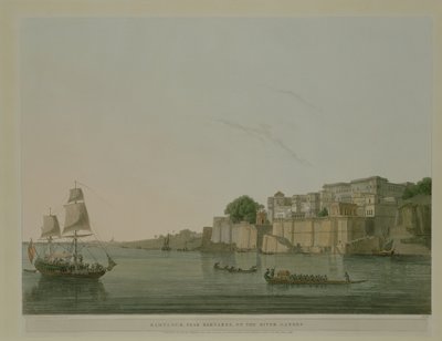 Ramnurgur, vicino a Benares sul fiume Gange, 1796 da Thomas Daniell