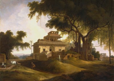 Rovine del Naurattan, Sasaram, Bihar da Thomas Daniell