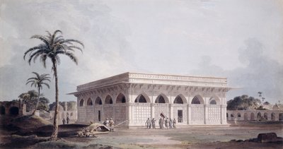 Il Chaunsath Khamba Nizamuddin, Delhi da Thomas Daniell