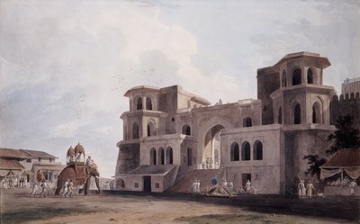 La Porta Panch Mahal, Lucknow, Uttar Pradesh, c. 1789 da Thomas Daniell