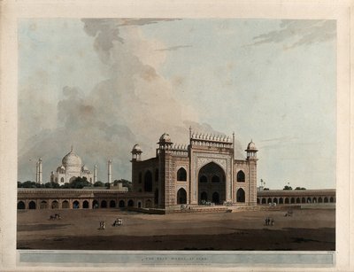 Il Taje Mahal, ad Agra da Thomas Daniell