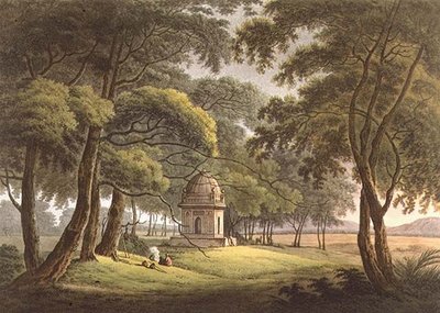 La tomba di una dama moresca, Bengala da Thomas Daniell