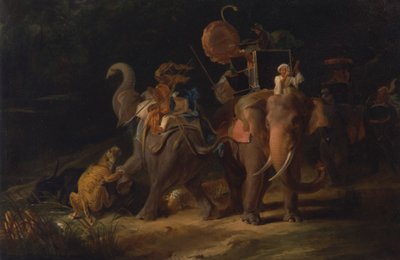 Caccia alla tigre nelle Indie Orientali [1798, Royal Academy of Arts, Londra, catalogo della mostra] da Thomas Daniell