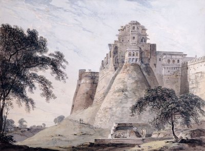 Veduta del forte, Jaunpur, Uttar Pradesh da Thomas Daniell