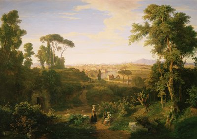 Veduta di Roma e della Campagna da Thomas Dessoulavy