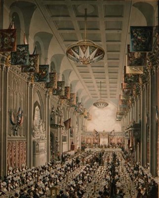 Banchetto Reale Offerto a Sua Maestà dalla Corporazione di Londra, Giorno del Lord Mayor, 9 Novembre 1837 da Thomas Dighton