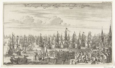 Partenza di Guglielmo III da Hellevoetsluis per l