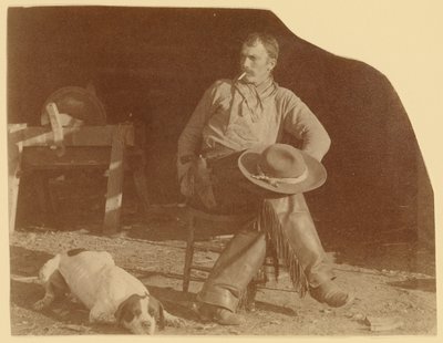 [Cowboy al ranch B-T, territorio del Missouri]. da Thomas Eakins