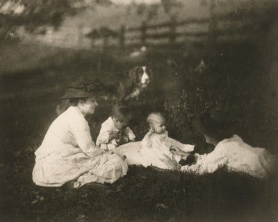 [Frances, Artie e Tom Crowell e Susan Macdowell ad Avondale, PA.] da Thomas Eakins