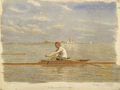 John Biglin in un singolo scafo da Thomas Eakins