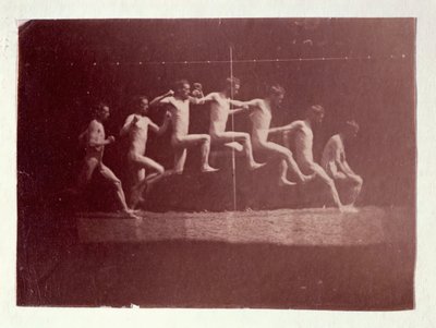 Fotografie della ruota di Marey di George Reynolds da Thomas Eakins