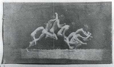 Fotografie della ruota di Marey di George Reynolds, 1884 da Thomas Eakins