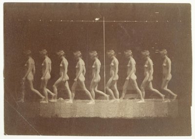 Fotografie di Marey Wheel di modello non identificato da Thomas Eakins