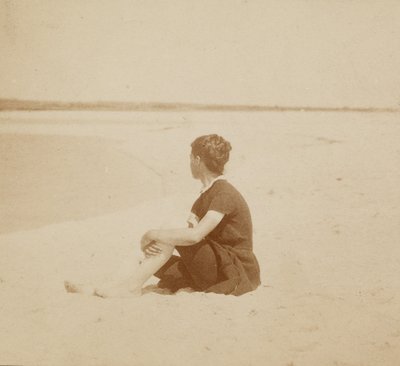 [Mary Macdowell sulla spiaggia, Manasquan, New Jersey]. da Thomas Eakins