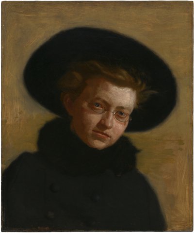 Ritratto di Lillian Hammit (Ragazza con un grande cappello) da Thomas Eakins